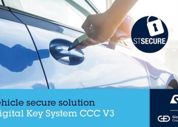 STMicroelectronics reveals a ready-to-use In-Vehicle system-on-chip solution for Secure Car Access CCC Release 3 compliant