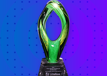 Mouser Electronics Recognized As Global Distributor of the Year by Littelfuse for Fifth Consecutive Year