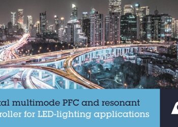 STMicroelectronics’ single-chip digital-power controller simplifies design and increases flexibility in LED-lighting applications