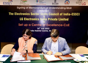 ESSCI signs MoU with LG Electronics for setup a Centre of Excellence and multi-skill training to underprivileged youth
