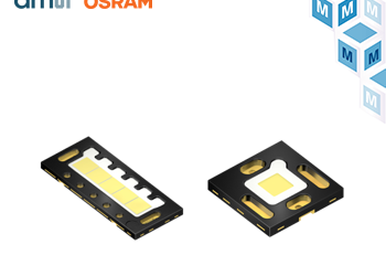 Now at Mouser: ams OSRAM’s High-Efficiency OSLON Black Flat X LED Devices for Automotive Exterior Lighting