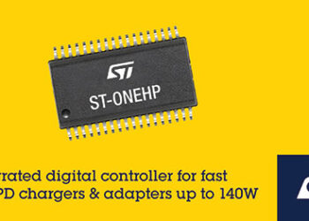 STMicroelectronics grows ST-ONE controller family for USB Power Delivery applications up to 140W
