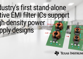 TI pioneers the industry’s first stand-alone active EMI filter ICs, supporting high-density power supply designs
