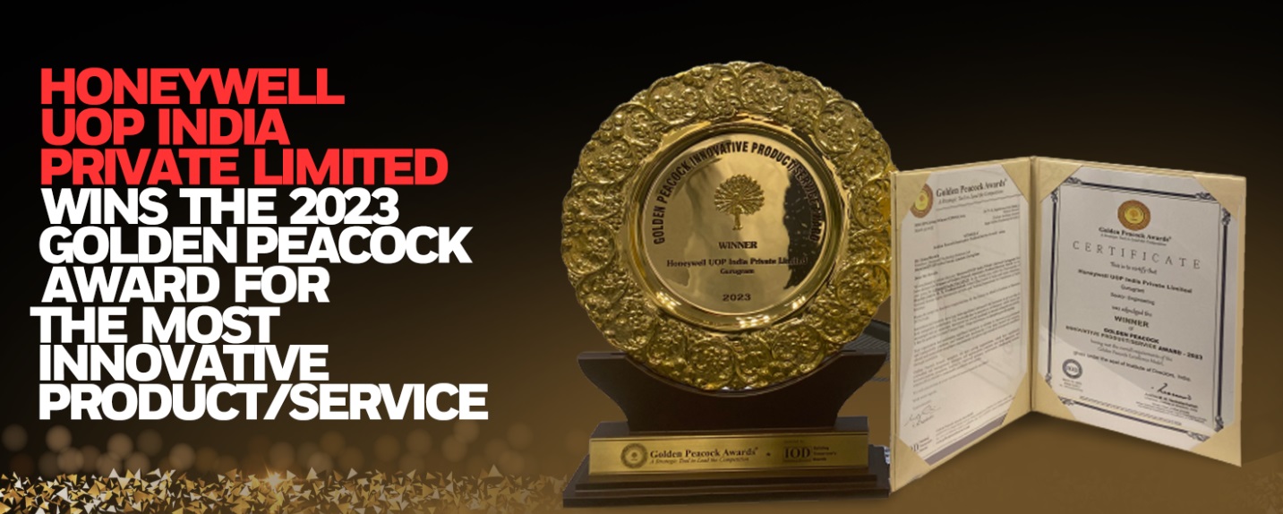 Honeywell Wins Golden Peacock Award 2023 For The Most Innovative