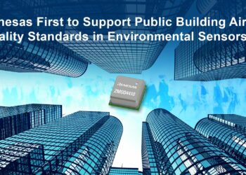 Renesas Is First to Support Public Building Air Quality Standards in Environmental Sensors