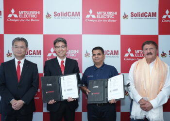 Mitsubishi Electric India CNC Announced Partnership with SolidCAM to Revolutionize the Manufacturing Industry