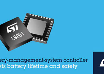 STMicroelectronics makes lithium batteries perform better and last longer with high-accuracy BMS controller