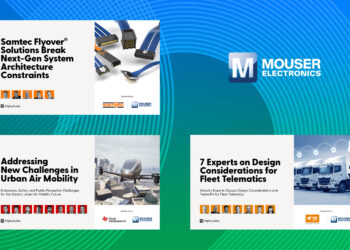 Mouser Electronics Offers Electronic Design Engineers a Wide Range of Technical eBooks
