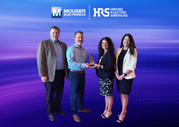 Mouser Electronics Receives Third Consecutive Distributor of the Year Award from Hirose