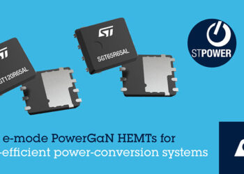 STMicroelectronics begins volume production of PowerGaN devices for slimmer, cooler, and more efficient power products