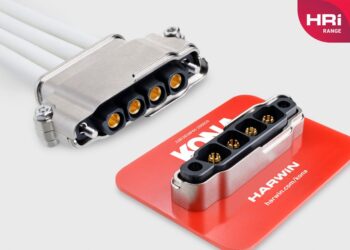 Compact High-Power Harwin Connector Series Benefits from 360° EMC Backshells