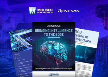 New eBook from Mouser Electronics and Renesas Electronics Explores Industrial IoT Design Opportunities with TinyML