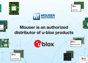 Mouser Electronics Stocking Wide Selection of Connectivity and Location Products from u-blox
