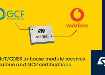 STMicroelectronics achieves Vodafone NB-IoT certification for location-aware cellular IoT modules