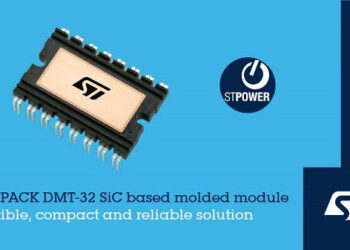 STMicroelectronics’ dual-inline silicon-carbide power modules offer versatile package configurations for automotive applications