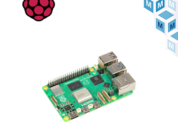 Raspberry Pi 5 Single Board Computer, Now Orderable from Mouser, Delivers Significant Speed Improvements Over Previous Generations