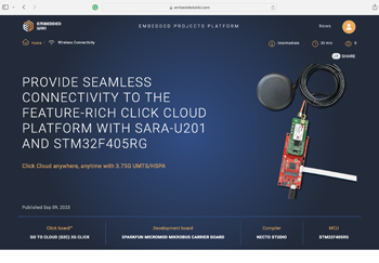 EmbeddedWiki – World’s Largest Embedded Projects Platform with over 1,000,000 Designs Based on 1500+ Click Boards Launched by MIKROE