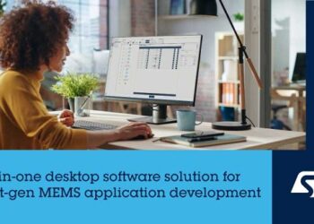 STMicroelectronics boosts sensing creativity with new all-in-one MEMS Studio desktop software solution