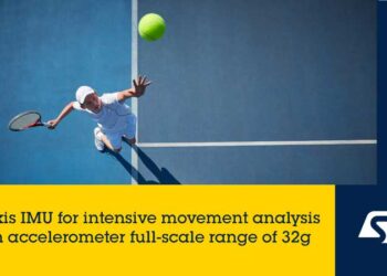 STMicroelectronics extends edge-AI sensor family with inertial module for intensive movement analysis