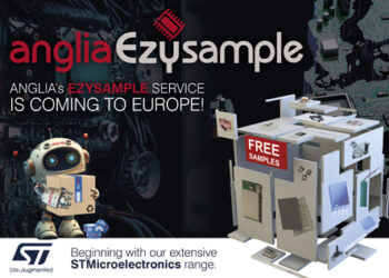 Free samples of every STMicroelectronics NPI IC available from Anglia