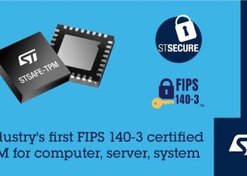 STMicroelectronics delivers industry’s first FIPS 140-3 certified TPMs for computer, server, and embedded systems