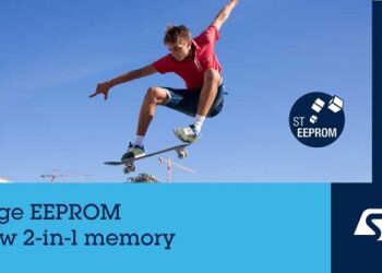 STMicroelectronics reveals Page EEPROM two-in-one memory to boost smart-edge performance and efficiency