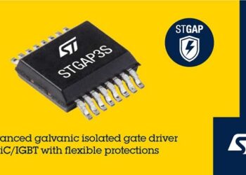 STMicroelectronics’ STGAP3S advanced galvanically isolated gate drivers feature flexible protection for IGBTs and SiC MOSFETs