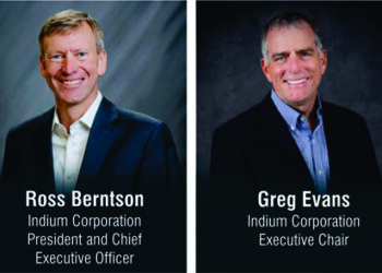 INDIUM CORPORATION ANNOUNCES EXECUTIVE LEADERSHIP APPOINTMENTS
