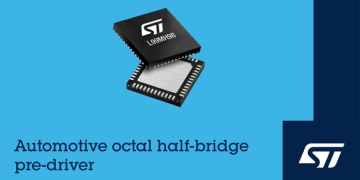 STMicroelectronics’ octal automotive gate driver with patented features reducing motor-drive bill of materials cost