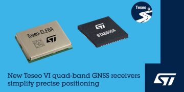 STMicroelectronics releases innovative satellite navigation receiver to democratize precise positioning for automotive and industrial applications