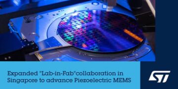 STMicroelectronics announces expanded “Lab-in-Fab” collaboration in Singapore to advance Piezoelectric MEMS technology