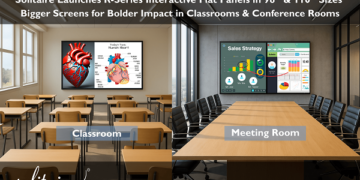 Solitaire Launches R-Series Interactive Flat Panels in 98” & 110” Sizes: Bigger Screens for Bolder Impact in Classrooms & Conference Rooms