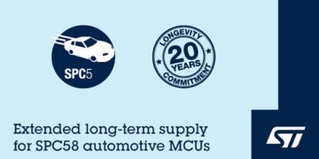 STMicroelectronics sets 20-year availability for popular automotive microcontrollers